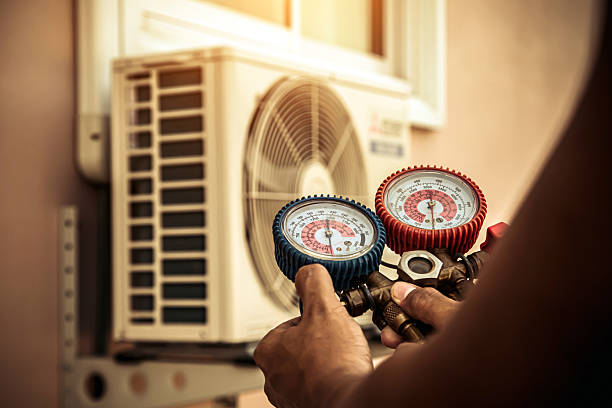 Professional Hvac technician working in Lexington, MI